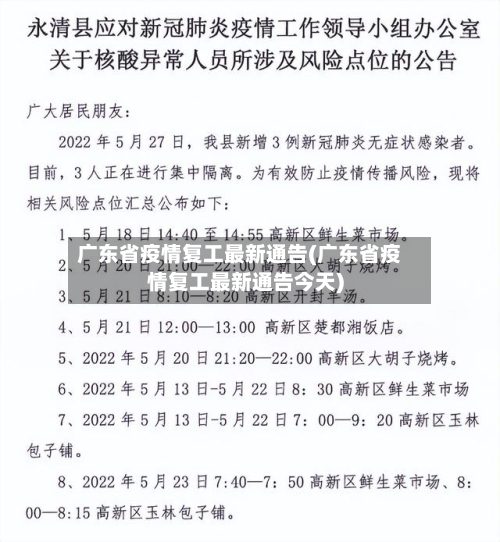 广东省疫情复工最新通告(广东省疫情复工最新通告今天)-第1张图片
