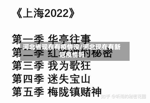 河北省现在有疫情没/河北现在有新冠疫情吗-第2张图片