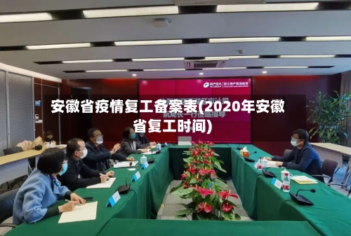 安徽省疫情复工备案表(2020年安徽省复工时间)-第2张图片