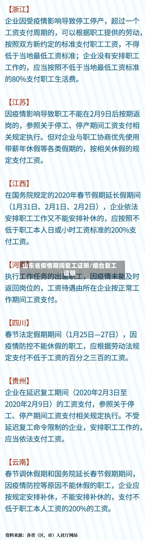 山东省疫情期间复工证明/烟台复工证明-第2张图片