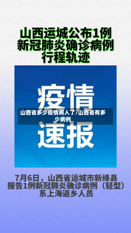 山西省多少疫情病人了/山西省有多少病例-第1张图片