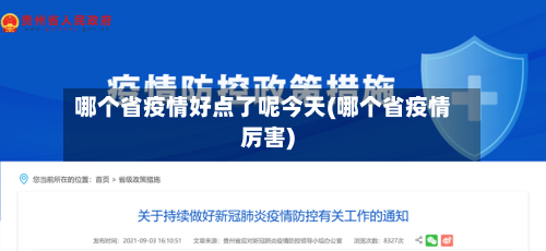 哪个省疫情好点了呢今天(哪个省疫情厉害)-第1张图片