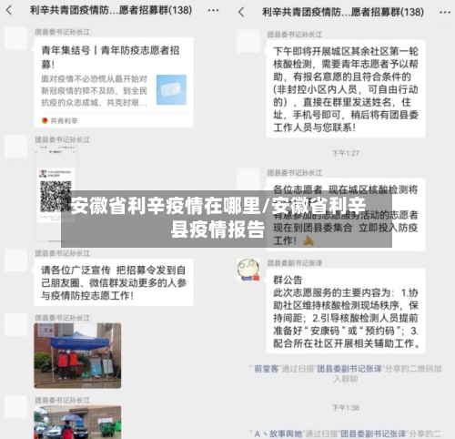 安徽省利辛疫情在哪里/安徽省利辛县疫情报告-第1张图片