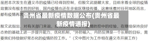 贵州省最新疫情数据公布(贵州省最新疫情通报)-第3张图片