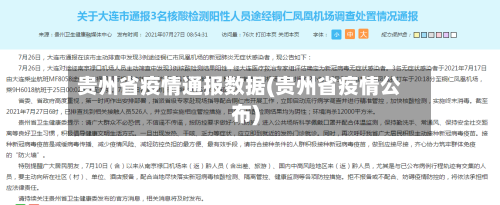 贵州省疫情通报数据(贵州省疫情公布)-第3张图片