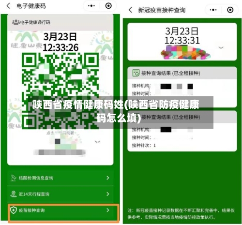 陕西省疫情健康码姓(陕西省防疫健康码怎么填)-第1张图片