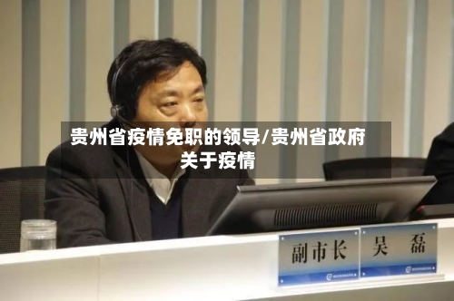 贵州省疫情免职的领导/贵州省政府关于疫情-第1张图片