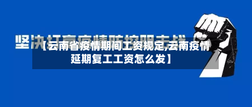 【云南省疫情期间工资规定,云南疫情延期复工工资怎么发】-第2张图片