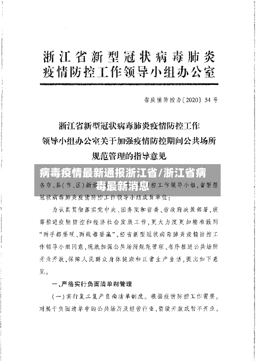 病毒疫情最新通报浙江省/浙江省病毒最新消息-第2张图片