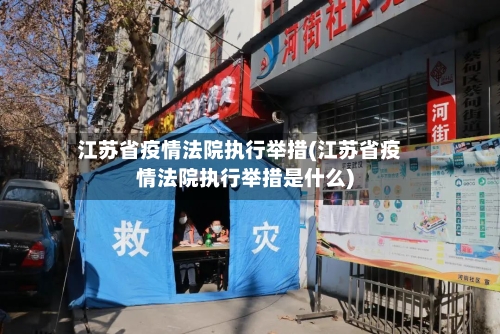 江苏省疫情法院执行举措(江苏省疫情法院执行举措是什么)-第2张图片