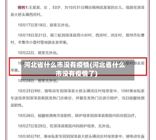 河北省什么市没有疫情(河北省什么市没有疫情了)-第1张图片
