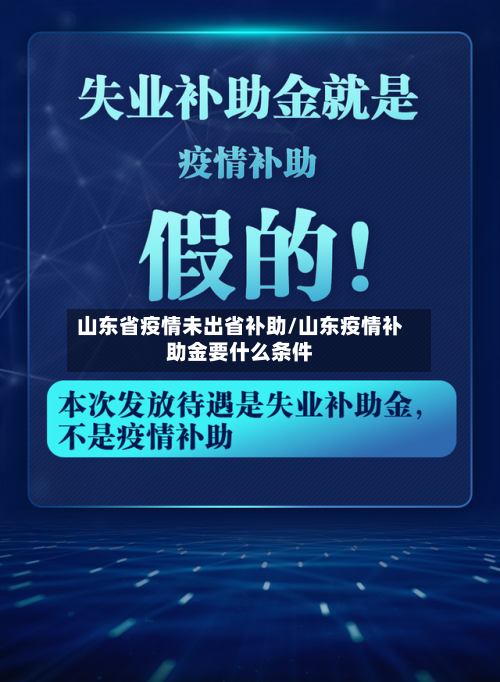 山东省疫情未出省补助/山东疫情补助金要什么条件-第1张图片