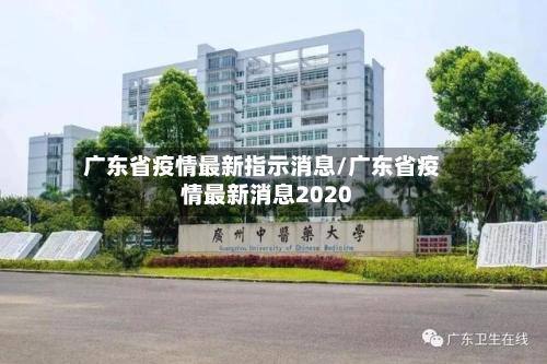广东省疫情最新指示消息/广东省疫情最新消息2020-第2张图片