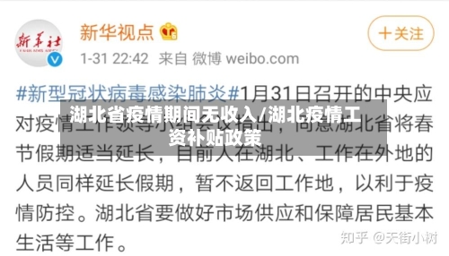 湖北省疫情期间无收入/湖北疫情工资补贴政策-第2张图片