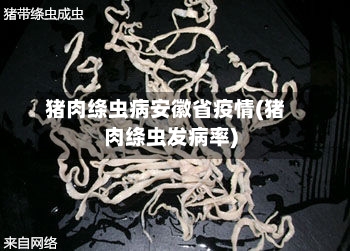 猪肉绦虫病安徽省疫情(猪肉绦虫发病率)-第1张图片