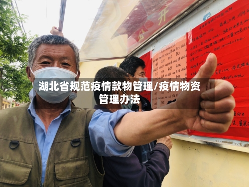 湖北省规范疫情款物管理/疫情物资管理办法-第3张图片