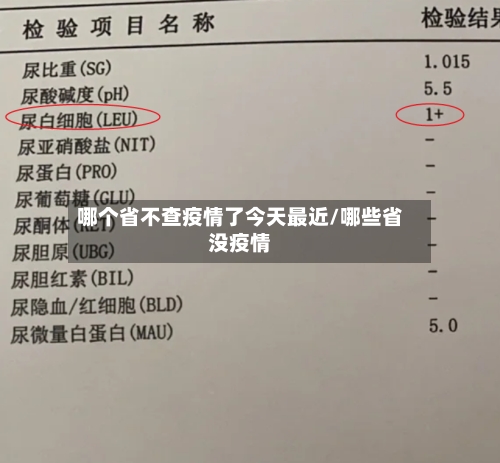 哪个省不查疫情了今天最近/哪些省没疫情-第1张图片