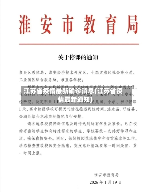江苏省疫情最新确诊消息(江苏省疫情最新通知)-第1张图片
