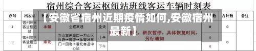 【安徽省宿州近期疫情如何,安徽宿州最新】-第2张图片