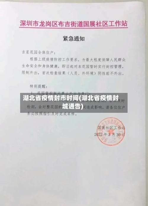 湖北省疫情封市时间(湖北省疫情封城通告)-第3张图片