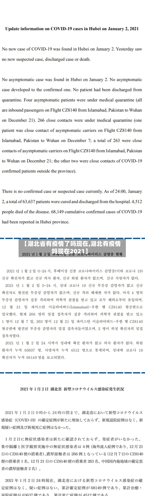 【湖北省有疫情了吗现在,湖北有疫情吗现在2021】-第1张图片