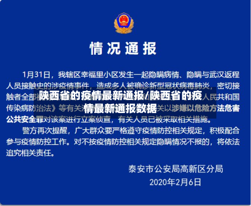 陕西省的疫情最新通报/陕西省的疫情最新通报数据-第1张图片