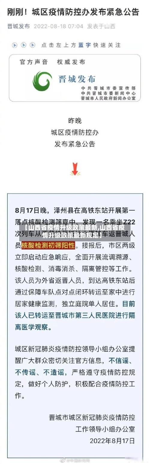 【山西省疫情升级政策最新,山西省疫情升级政策最新规定】-第2张图片