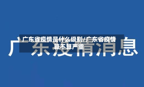 广东省疫情是什么级别/广东省疫情算不算严重-第2张图片
