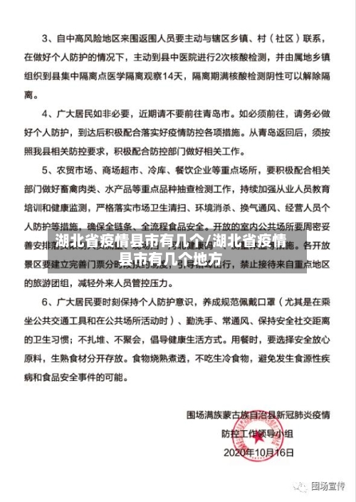 湖北省疫情县市有几个/湖北省疫情县市有几个地方-第3张图片