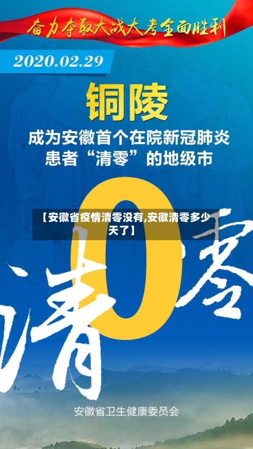 【安徽省疫情清零没有,安徽清零多少天了】-第1张图片