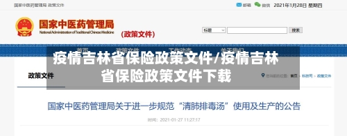 疫情吉林省保险政策文件/疫情吉林省保险政策文件下载-第2张图片