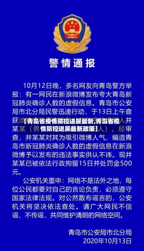 【青岛省疫情防控进展最新,青岛省疫情防控进展最新政策】-第3张图片
