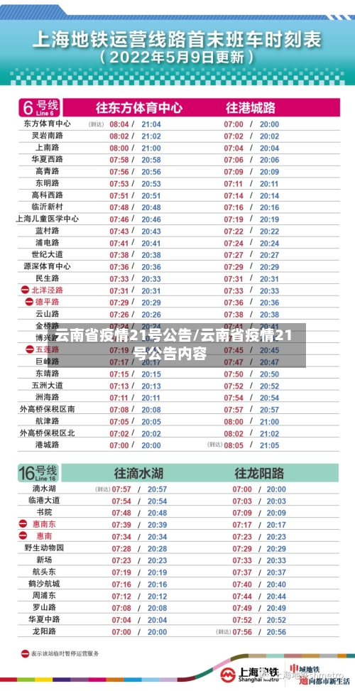 云南省疫情21号公告/云南省疫情21号公告内容-第3张图片
