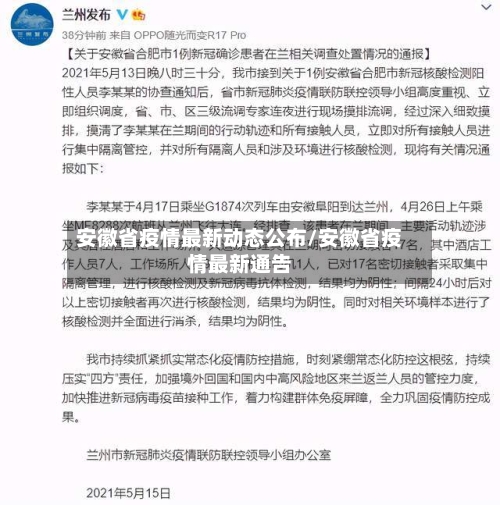 安徽省疫情最新动态公布/安徽省疫情最新通告-第2张图片