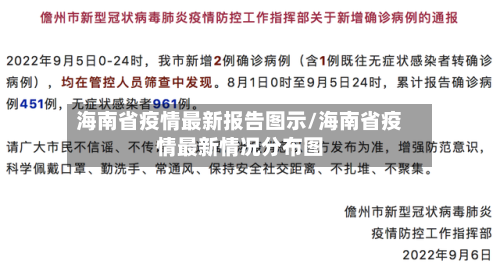 海南省疫情最新报告图示/海南省疫情最新情况分布图-第1张图片