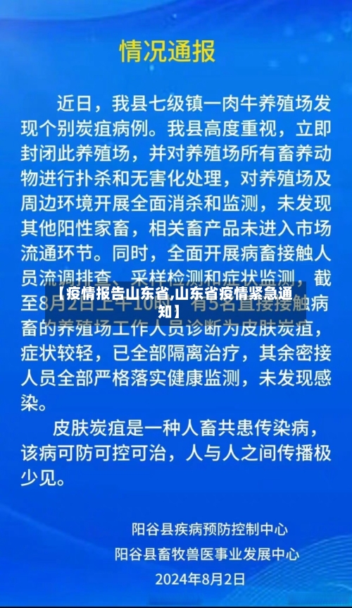 【疫情报告山东省,山东省疫情紧急通知】-第1张图片