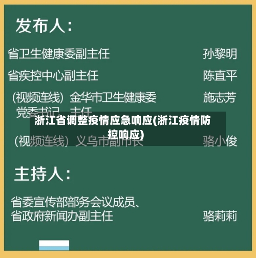 浙江省调整疫情应急响应(浙江疫情防控响应)-第2张图片