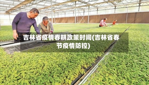 吉林省疫情春耕政策时间(吉林省春节疫情防控)-第2张图片