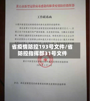 省疫情防控193号文件/省防控指挥部31号文件-第3张图片