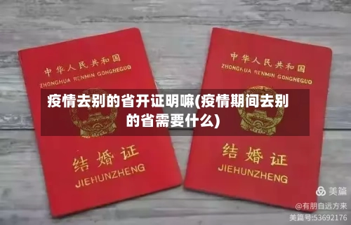 疫情去别的省开证明嘛(疫情期间去别的省需要什么)-第3张图片