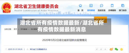湖北省所有疫情数据最新/湖北省所有疫情数据最新消息-第2张图片