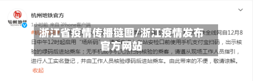 浙江省疫情传播链图/浙江疫情发布官方网站-第1张图片