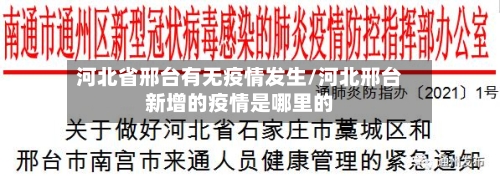 河北省邢台有无疫情发生/河北邢台新增的疫情是哪里的-第2张图片