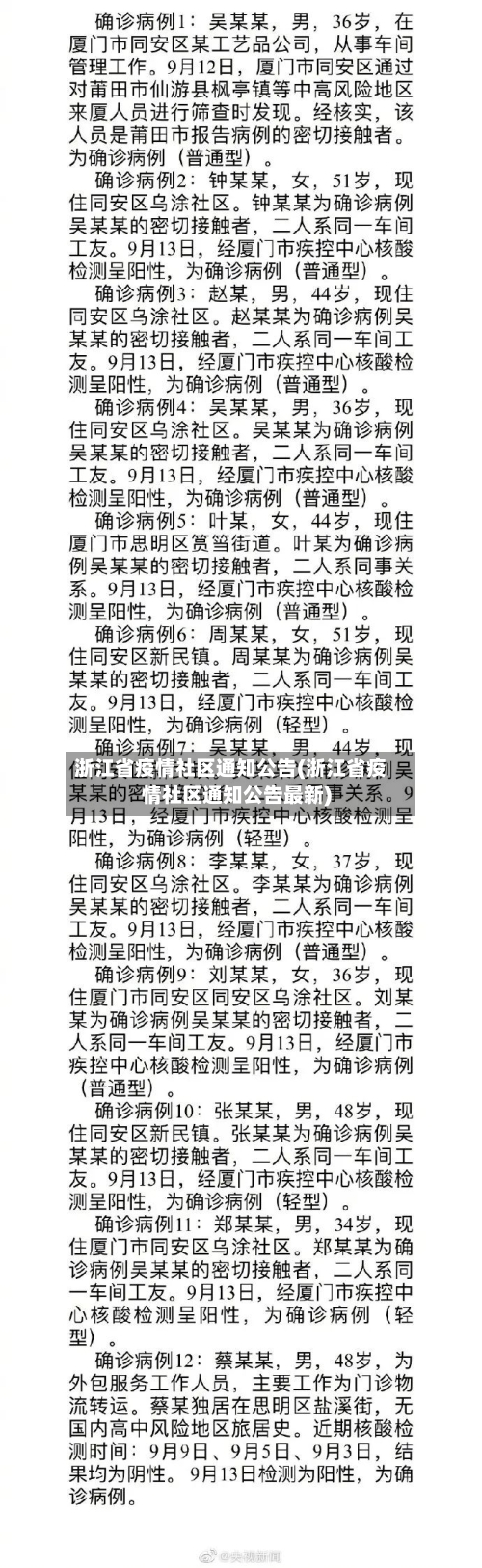 浙江省疫情社区通知公告(浙江省疫情社区通知公告最新)-第1张图片