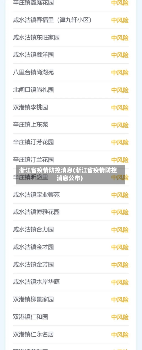 浙江省疫情防控消息(浙江省疫情防控消息公布)-第3张图片