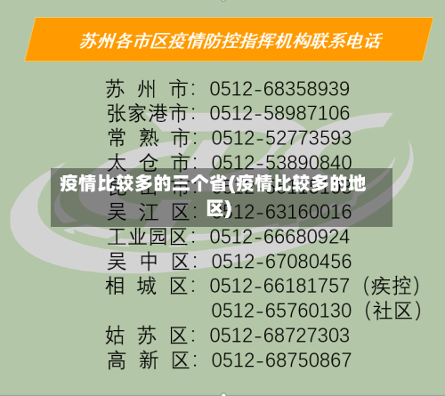 疫情比较多的三个省(疫情比较多的地区)-第1张图片