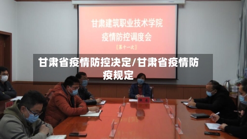 甘肃省疫情防控决定/甘肃省疫情防疫规定-第3张图片