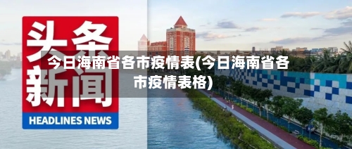 今日海南省各市疫情表(今日海南省各市疫情表格)-第3张图片