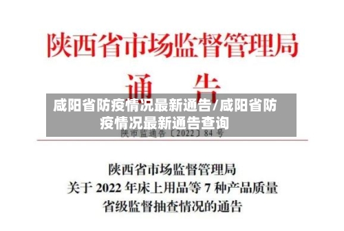 咸阳省防疫情况最新通告/咸阳省防疫情况最新通告查询-第2张图片