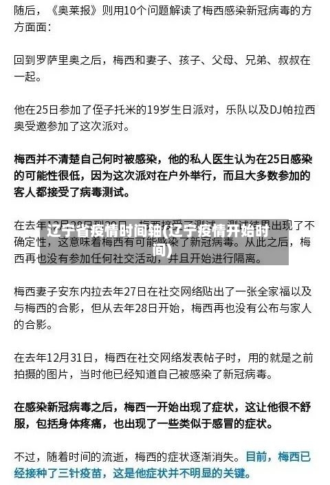 辽宁省疫情时间轴(辽宁疫情开始时间)-第1张图片
